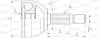 Gelenksatz, Antriebswelle Vorderachse radseitig OPEN PARTS CVJ5654.10