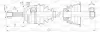 Antriebswelle Vorderachse links OPEN PARTS DRS6066.00