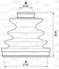 Faltenbalgsatz, Antriebswelle Vorderachse radseitig OPEN PARTS SJK7076.00 Bild Faltenbalgsatz, Antriebswelle Vorderachse radseitig OPEN PARTS SJK7076.00