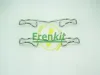 Zubehörsatz, Scheibenbremsbelag Hinterachse FRENKIT 901200