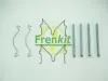 Zubehörsatz, Scheibenbremsbelag Vorderachse FRENKIT 901209