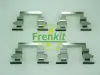 Zubehörsatz, Scheibenbremsbelag Vorderachse FRENKIT 901236