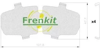 Kolben, Bremssattel Hinterachse FRENKIT K444602 Bild Kolben, Bremssattel Hinterachse FRENKIT K444602