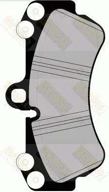 Bremsbelagsatz, Scheibenbremse Vorderachse Brake ENGINEERING PA1548 Bild Bremsbelagsatz, Scheibenbremse Vorderachse Brake ENGINEERING PA1548