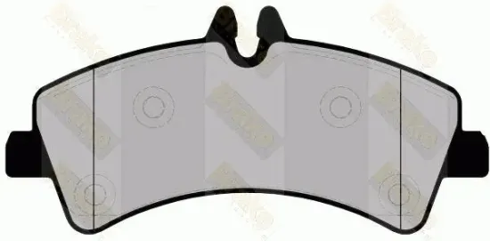 Bremsbelagsatz, Scheibenbremse Hinterachse Brake ENGINEERING PA1704 Bild Bremsbelagsatz, Scheibenbremse Hinterachse Brake ENGINEERING PA1704