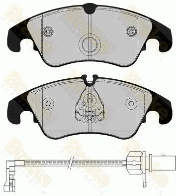Bremsbelagsatz, Scheibenbremse Vorderachse Brake ENGINEERING PA1794 Bild Bremsbelagsatz, Scheibenbremse Vorderachse Brake ENGINEERING PA1794