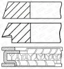 Kolbenringsatz GOETZE ENGINE 08-102400-00