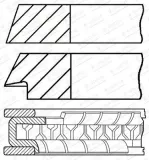 Kolbenringsatz GOETZE ENGINE 08-102400-00