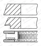 Kolbenringsatz GOETZE ENGINE 08-102500-00