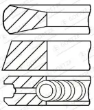 Kolbenringsatz GOETZE ENGINE 08-102900-00