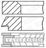 Kolbenringsatz GOETZE ENGINE 08-104200-00