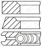 Kolbenringsatz GOETZE ENGINE 08-106800-00