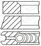 Kolbenringsatz GOETZE ENGINE 08-109811-00
