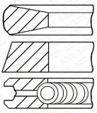 Kolbenringsatz GOETZE ENGINE 08-122208-00