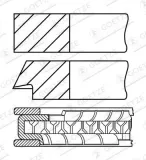 Kolbenringsatz GOETZE ENGINE 08-432307-00