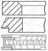 Kolbenringsatz GOETZE ENGINE 08-154300-00