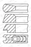 Kolbenringsatz GOETZE ENGINE 08-433607-00