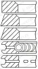 Kolbenringsatz GOETZE ENGINE 08-292800-00