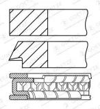 Kolbenringsatz GOETZE ENGINE 08-307300-10