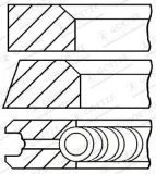 Kolbenringsatz GOETZE ENGINE 08-334704-10