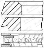 Kolbenringsatz GOETZE ENGINE 08-390200-00