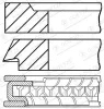 Kolbenringsatz GOETZE ENGINE 08-407607-10