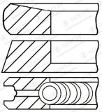 Kolbenringsatz GOETZE ENGINE 08-422000-00