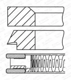Kolbenringsatz GOETZE ENGINE 08-424600-00