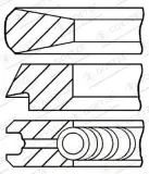Kolbenringsatz GOETZE ENGINE 08-318707-10