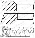 Kolbenringsatz GOETZE ENGINE 08-433700-00