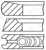 Kolbenringsatz GOETZE ENGINE 08-436100-00