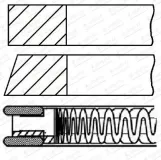 Kolbenringsatz GOETZE ENGINE 08-436907-00