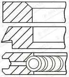 Kolbenringsatz GOETZE ENGINE 08-437007-00