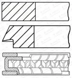 Kolbenringsatz GOETZE ENGINE 08-446700-00