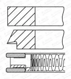 Kolbenringsatz GOETZE ENGINE 08-448800-00