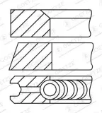 Kolbenringsatz GOETZE ENGINE 08-452907-00