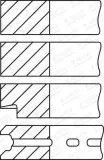 Kolbenringsatz GOETZE ENGINE 08-137600-00