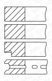 Kolbenringsatz GOETZE ENGINE 08-137507-30