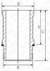 Zylinderlaufbuchse GOETZE ENGINE 15-636600-00