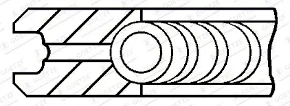 Zylinderlaufbuchse GOETZE ENGINE 14-024740-00 Bild Zylinderlaufbuchse GOETZE ENGINE 14-024740-00
