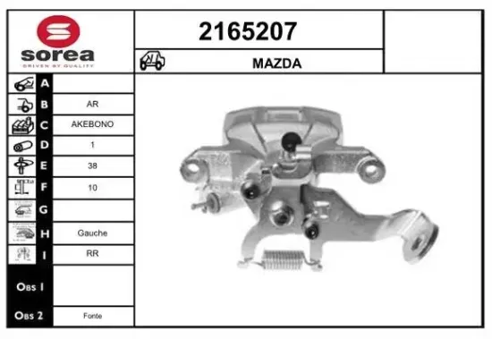 Bremssattel EAI 2165207 Bild Bremssattel EAI 2165207