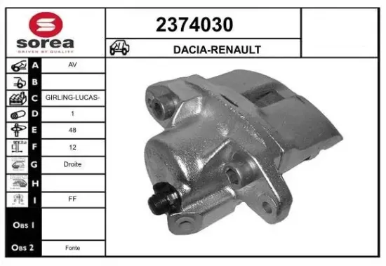 Bremssattel EAI 2374030 Bild Bremssattel EAI 2374030
