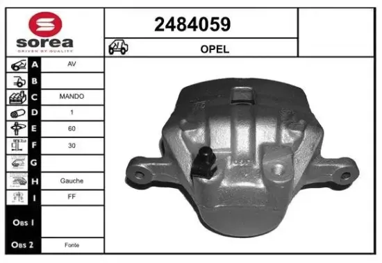 Bremssattel EAI 2484059 Bild Bremssattel EAI 2484059
