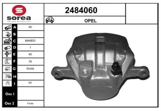 Bremssattel EAI 2484060 Bild Bremssattel EAI 2484060