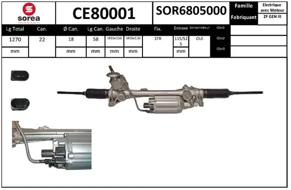 Lenkgetriebe EAI CE80001