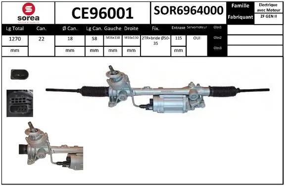 Lenkgetriebe EAI CE96001