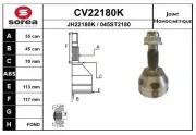 Gelenksatz, Antriebswelle Vorderachse EAI CV22180K