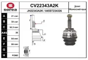 Gelenksatz, Antriebswelle EAI CV22343A2K