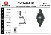 Gelenksatz, Antriebswelle EAI CV22440A1K