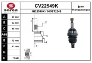 Gelenksatz, Antriebswelle EAI CV22549K